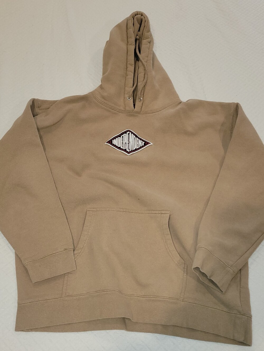 Independent Truck Company Hoodie Mens Size Large Red Cross Logo Pullover Skate